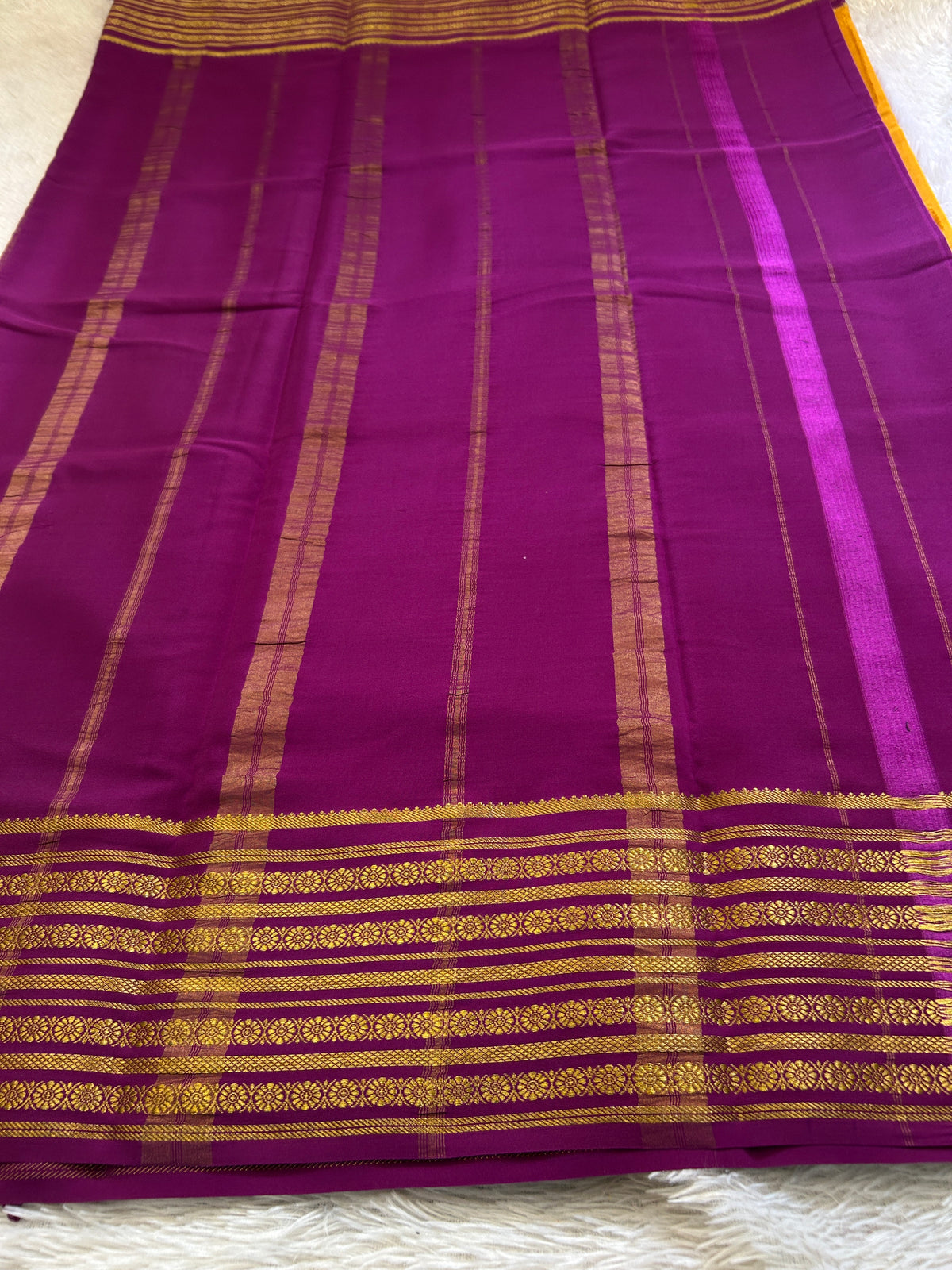 Parimala (2D) : Golden yellow-dark magenta