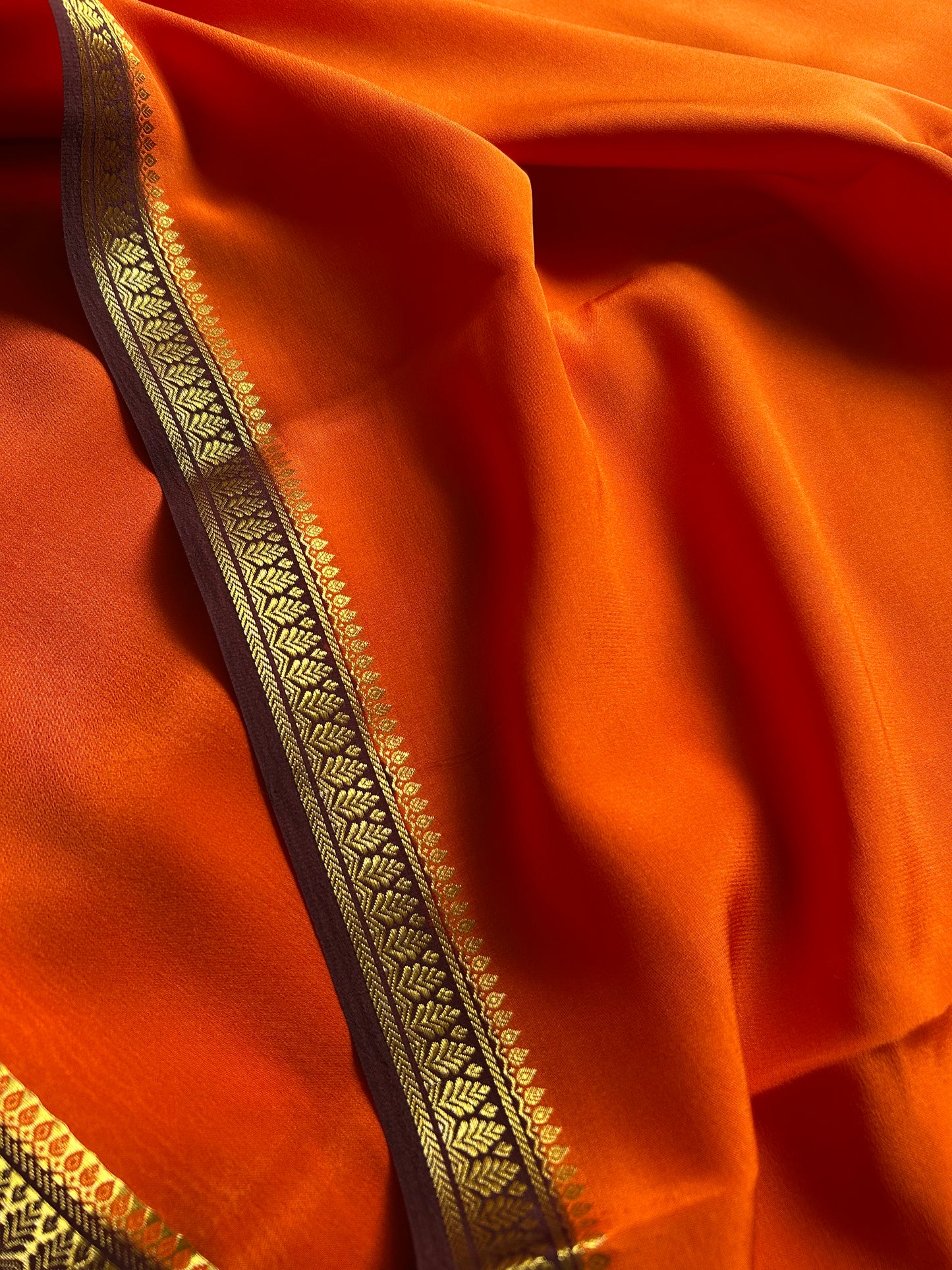 Jyothi (2D) : Orange-chocolate brown