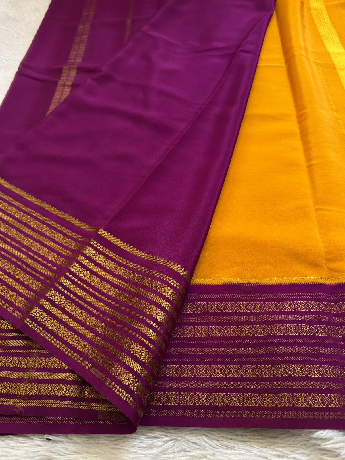 Parimala (2D) : Golden yellow-dark magenta
