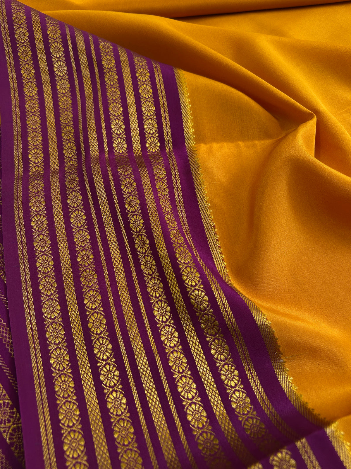 Parimala (2D) : Golden yellow-dark magenta