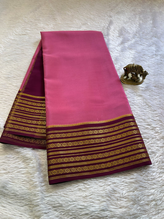 Parimala (2D) : Blush pink-wine