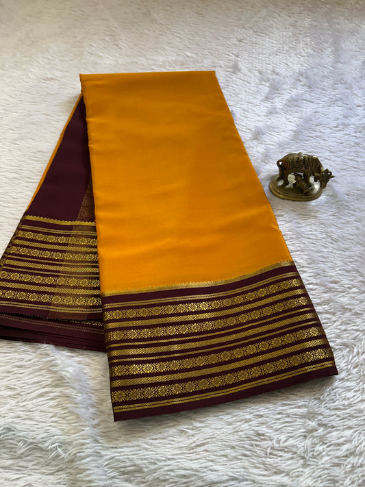 Parimala (2D) : Golden yellow-chocolate brown