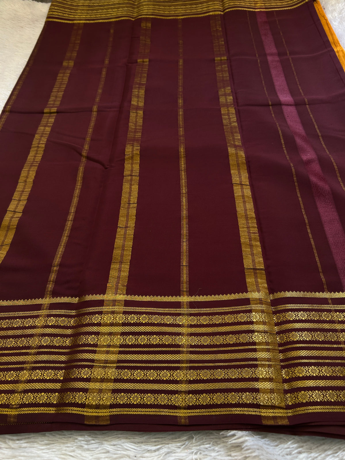 Parimala (2D) : Golden yellow-chocolate brown