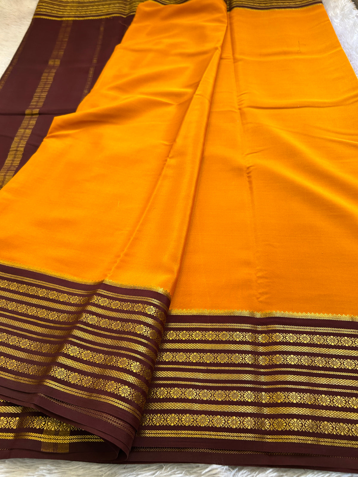 Parimala (2D) : Golden yellow-chocolate brown