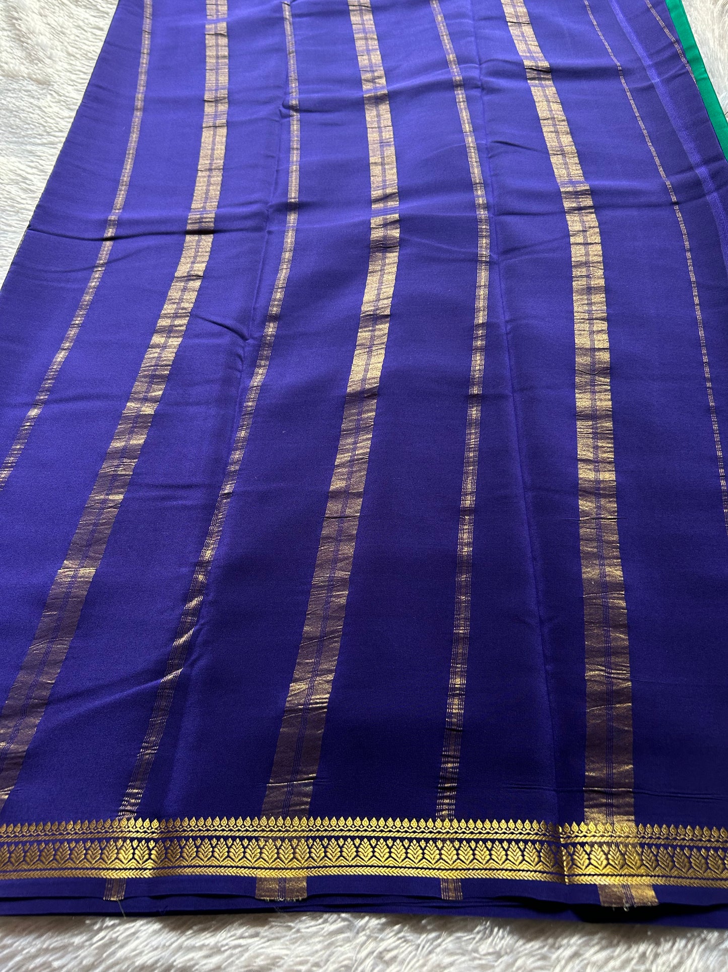 Jyothi(2D) : Rama green-navy blue