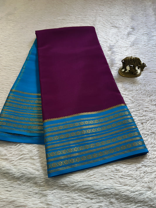 Parimala (2D) : Deep magenta-ananda blue