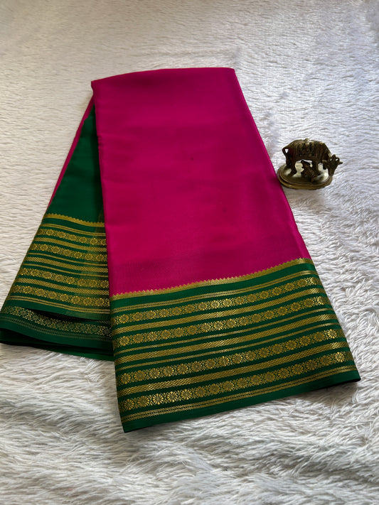 Parimala (2D) : Rani pink-bottle green