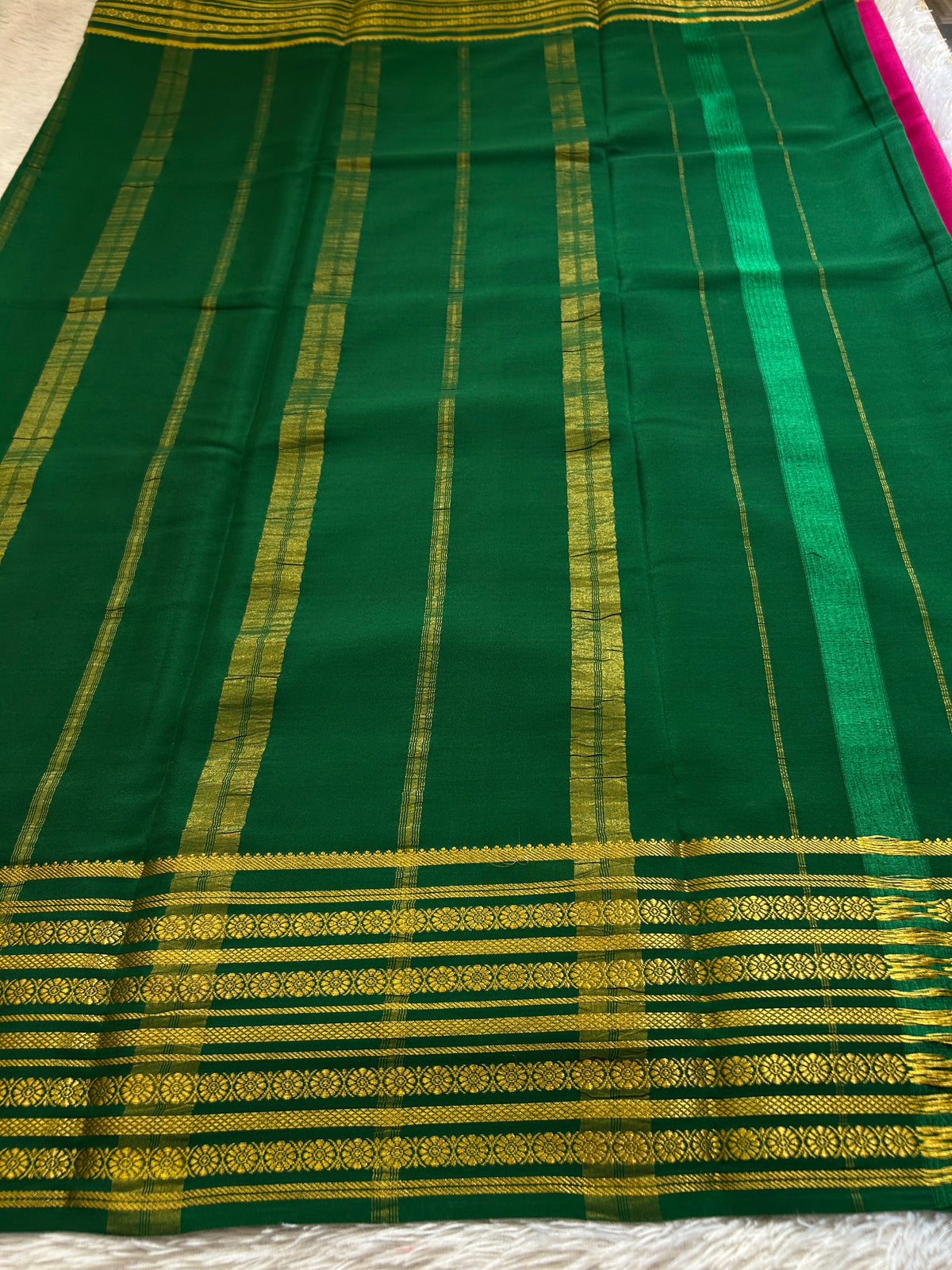 Parimala (2D) : Rani pink-bottle green