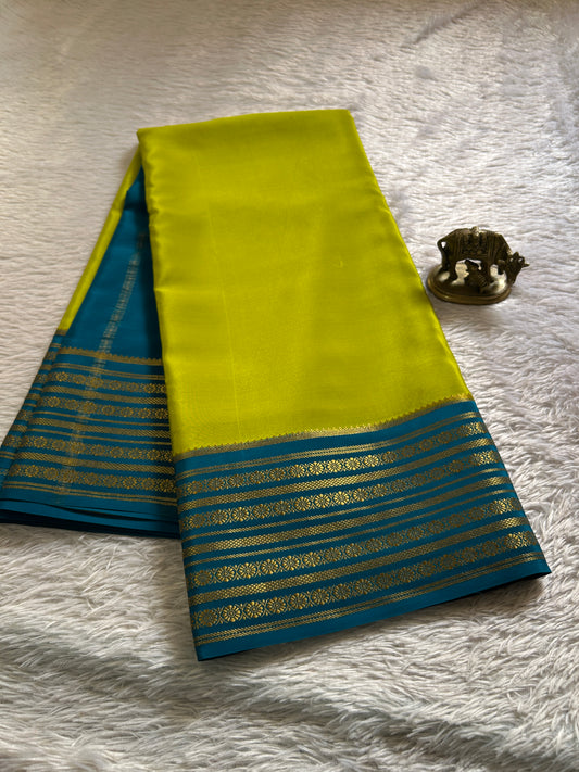 Parimala (2D) : Olive-ananda blue