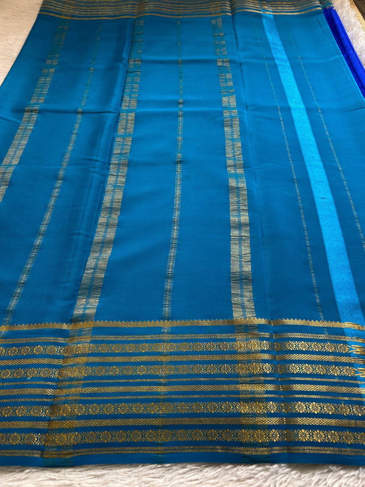Parimala (2D) : Royal blue-ananda blue