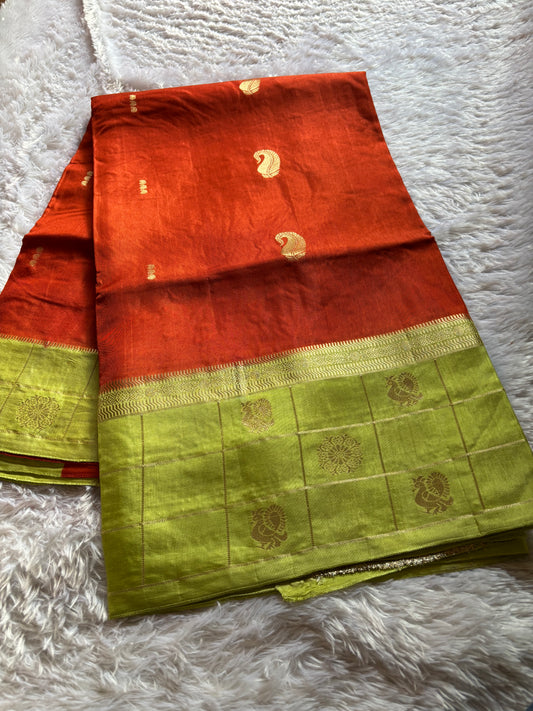 SS128 (2D) : Dark orange-pista green