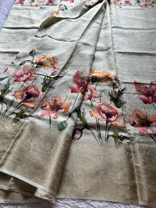 Soft Modal : Off white-red-peach