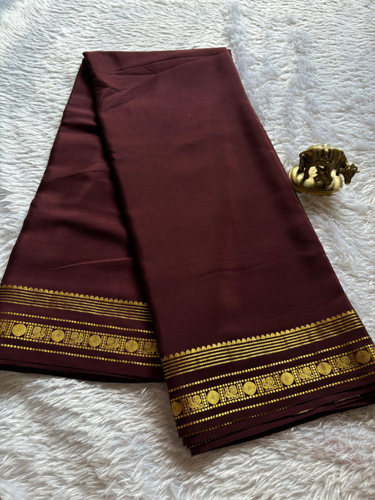 Sunanda : Solid Chocolate brown