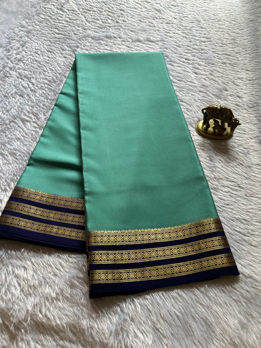 Shalini (2D) : MInt green-navy blue