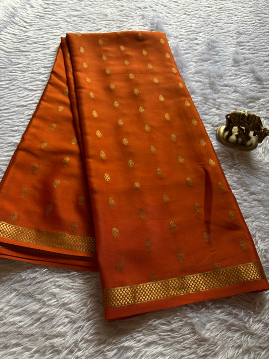 Bhavana : Solid Rust orange