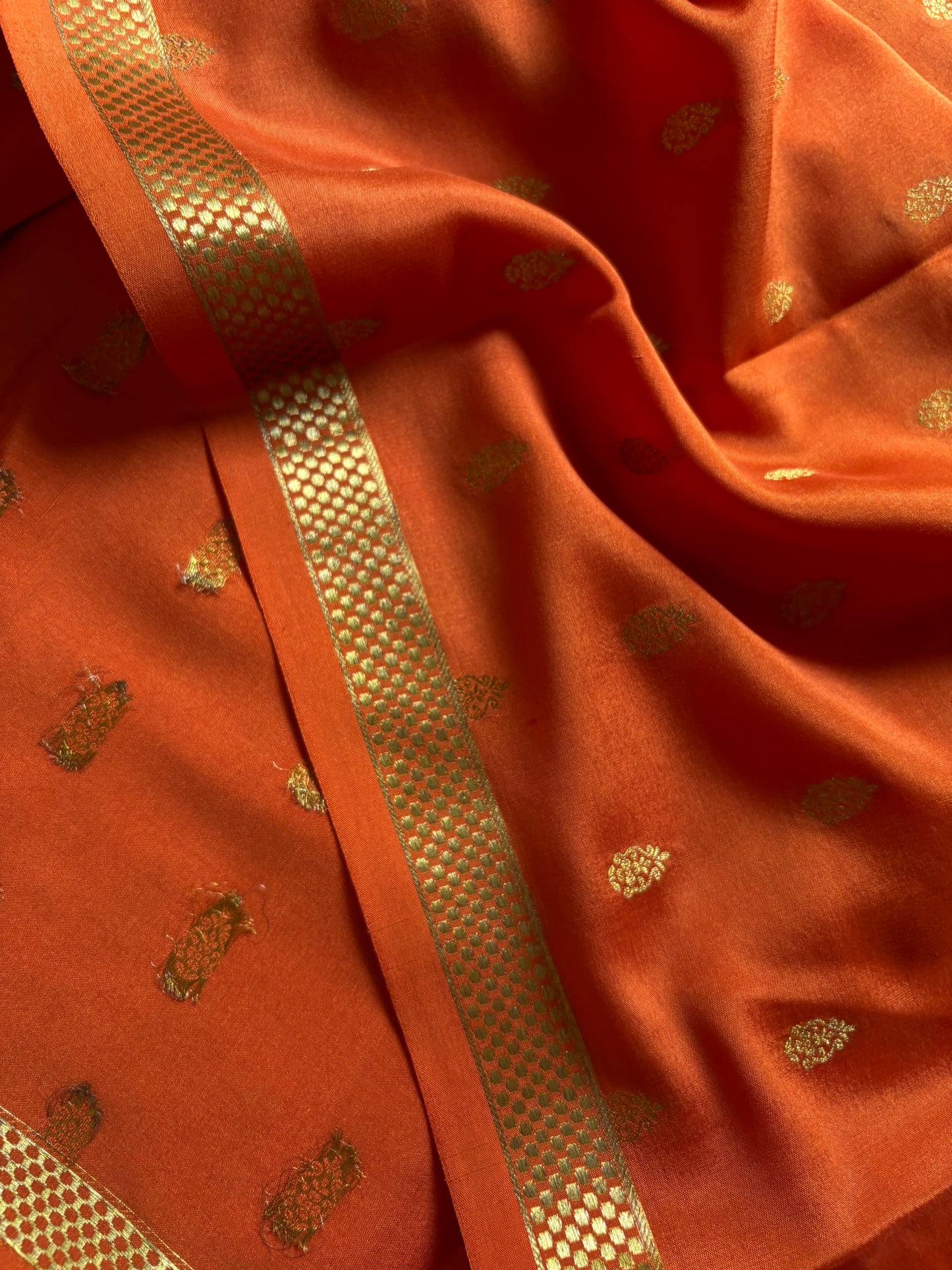 Bhavana : Solid Rust orange