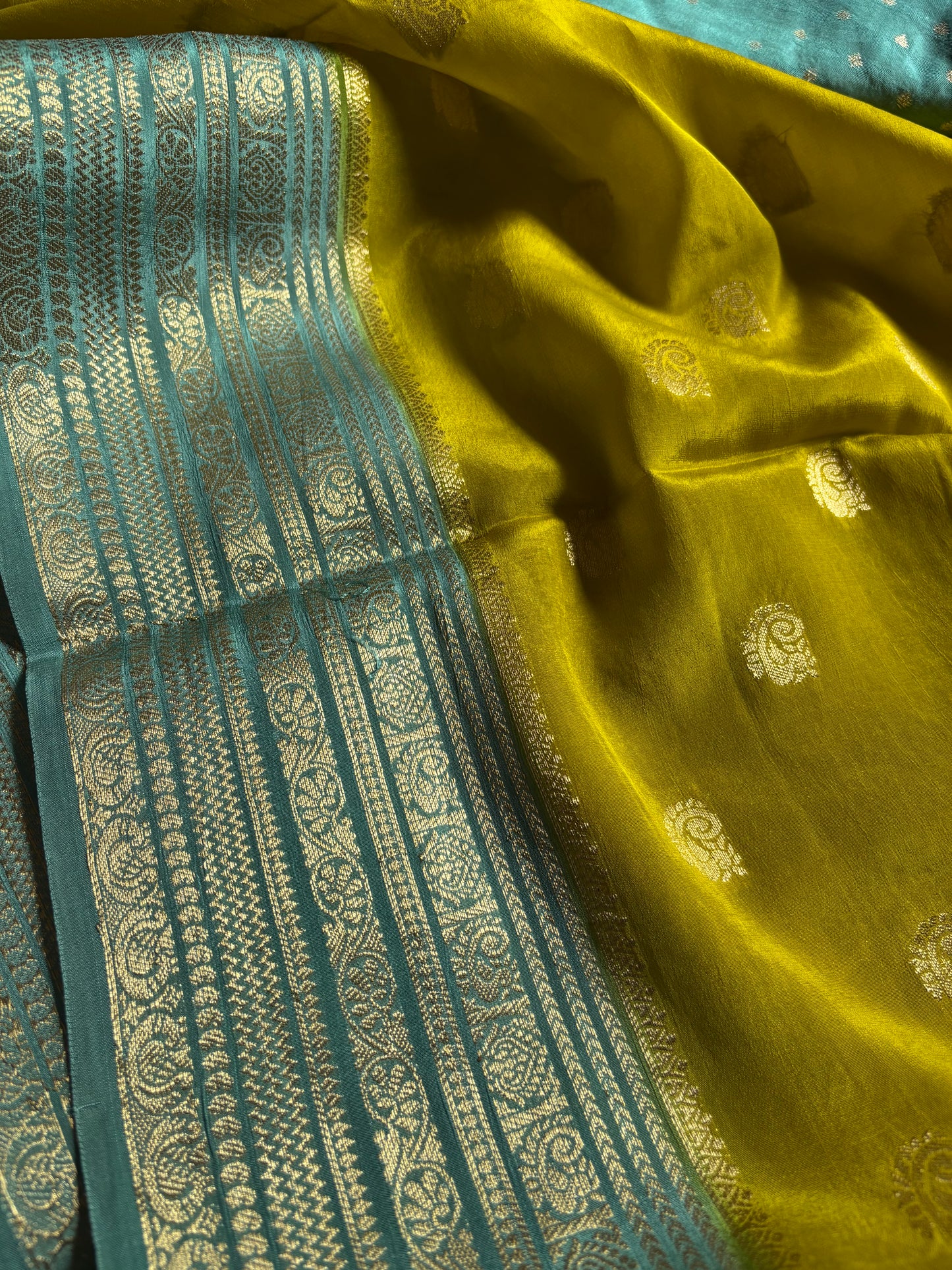 SS126 (2D) : Olive-sky blue