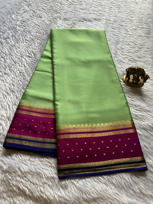 Drishti (3D) : Mint green-magenta-navy blue