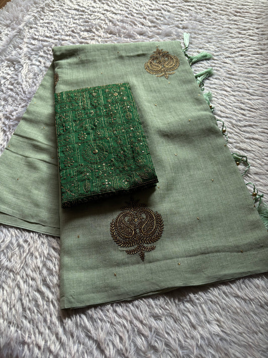 SS125 : Solid Sage green