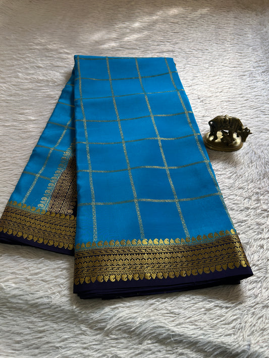 Vasanthi (2D) : Ananda blue-navy blue