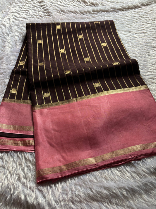 SS129 (2D) : Deep brown-baby pink