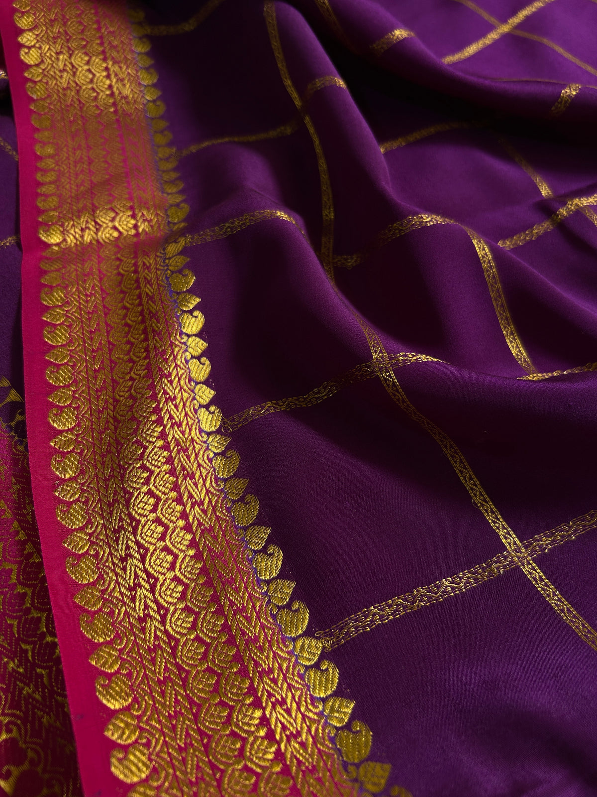 Vasanthi (2D) : Purple-rani pink