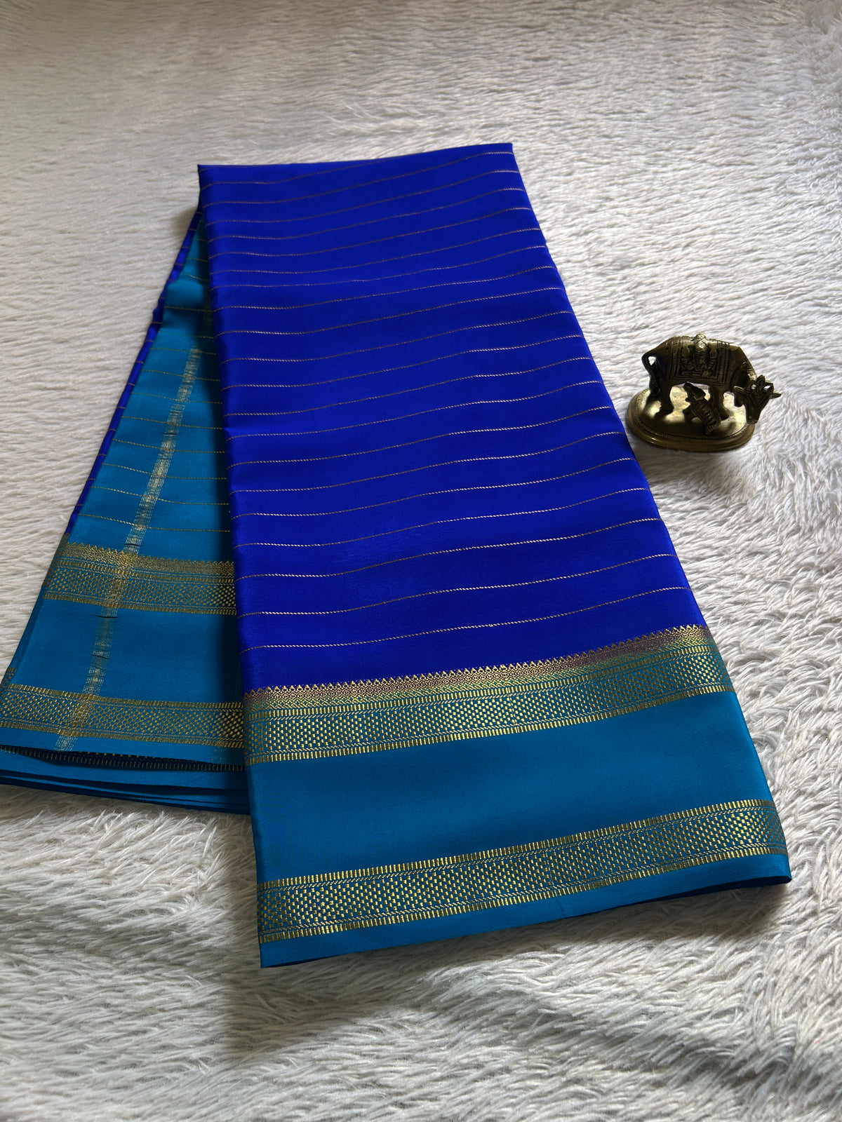 Kaveri (2D) : Royal blue-ananda blue