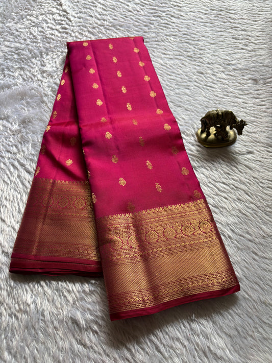 Sambrama : Solid Reddish pink