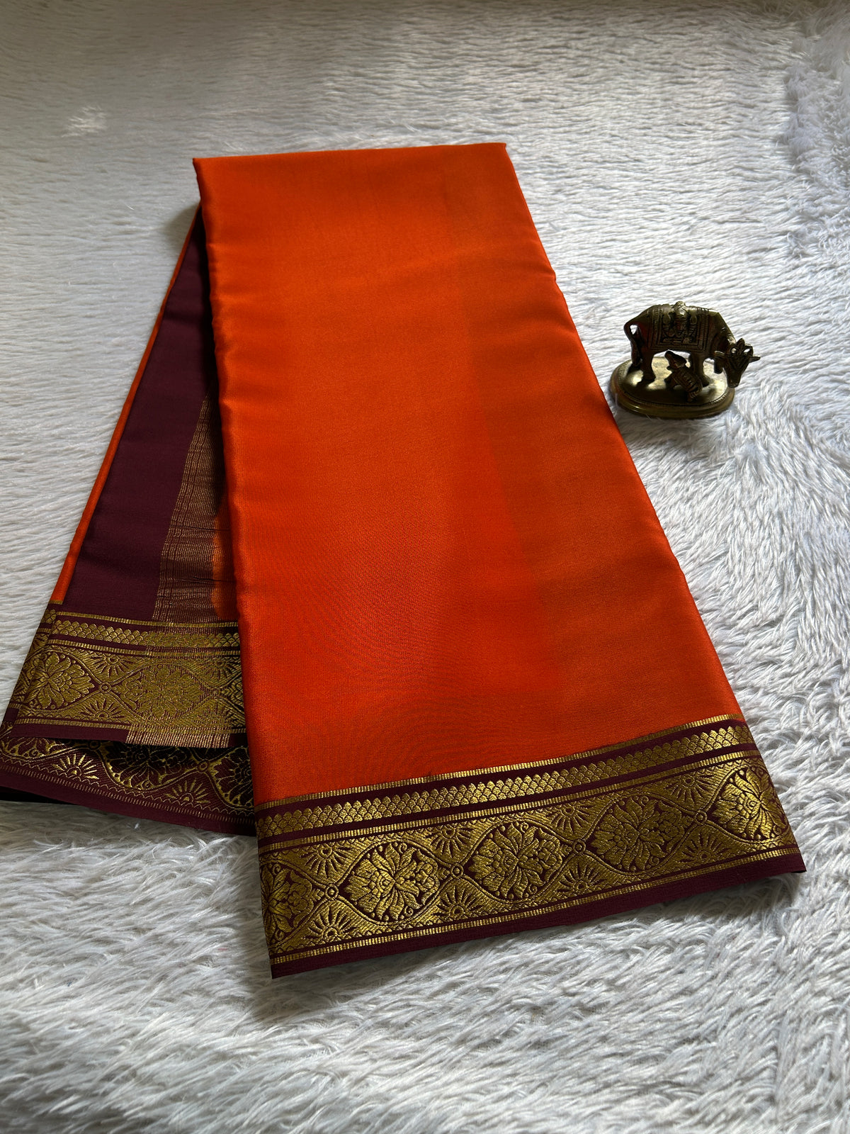 Sukanya (2D) : Dark orange-chocolate brown