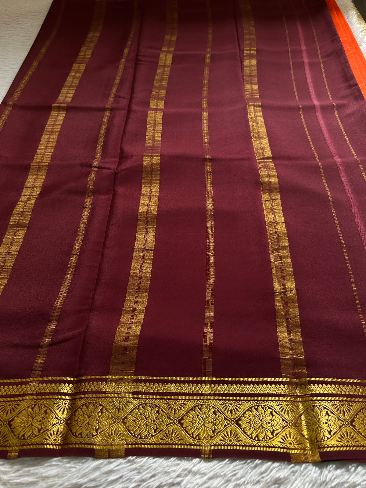 Sukanya (2D) : Dark orange-chocolate brown