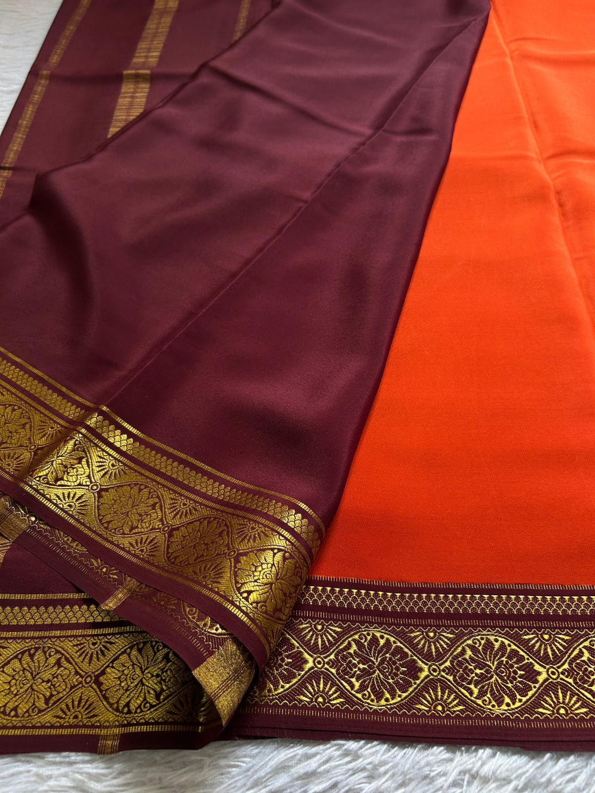 Sukanya (2D) : Dark orange-chocolate brown