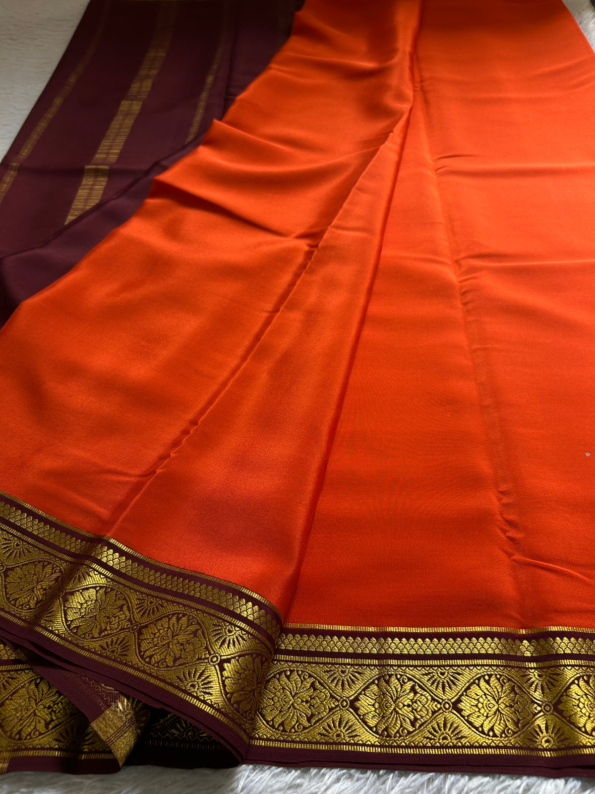 Sukanya (2D) : Dark orange-chocolate brown