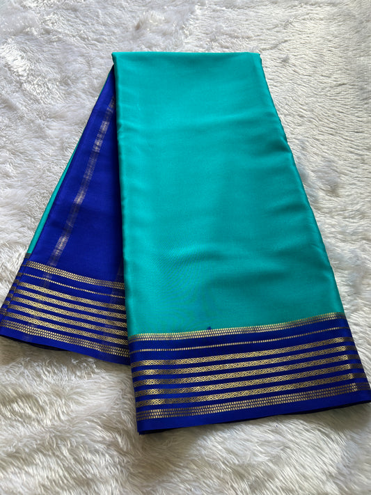 Sumana (2D) : Turquoise blue-royal blue