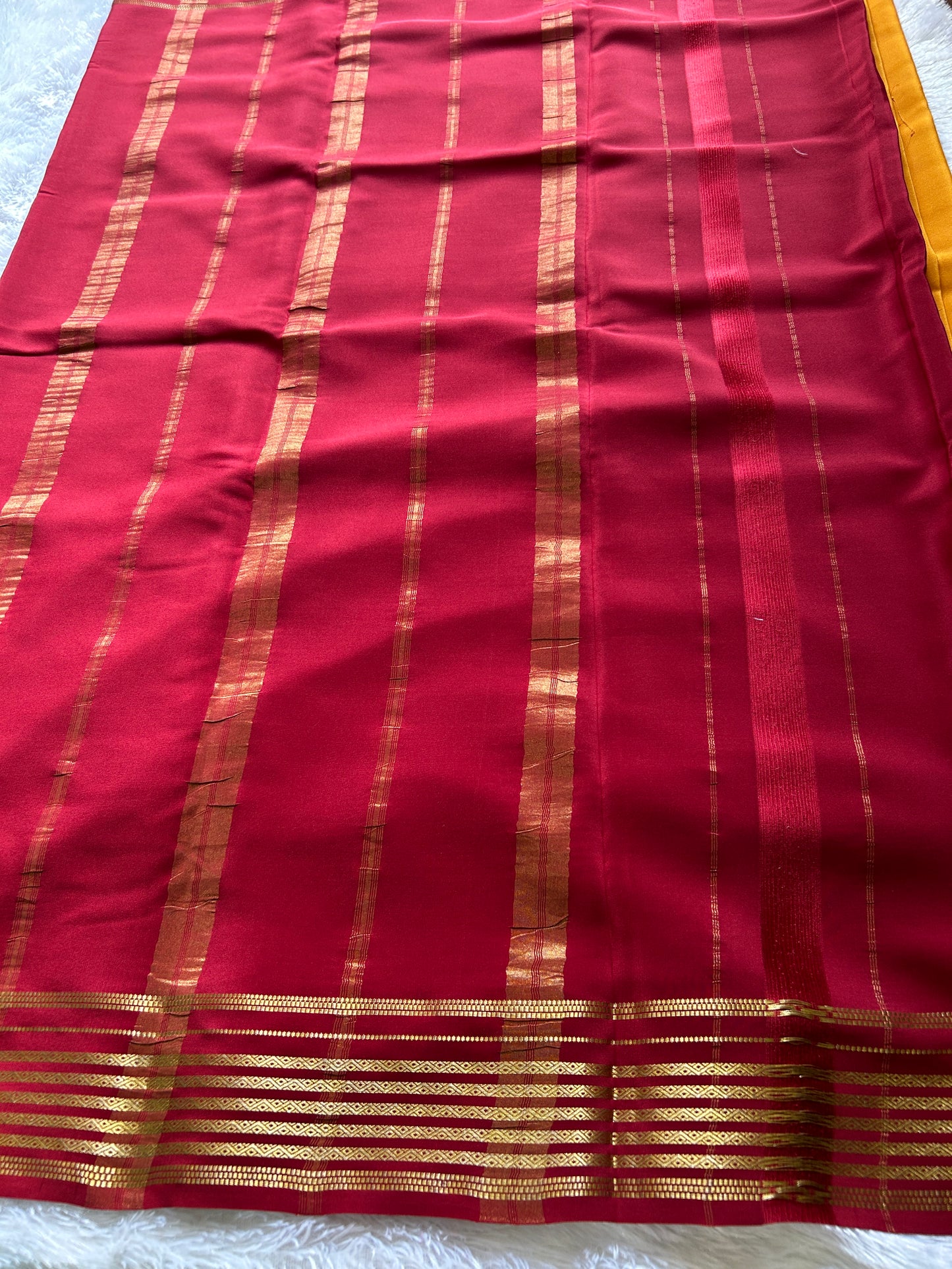 Sumana (2D) : Golden yellow-maroon
