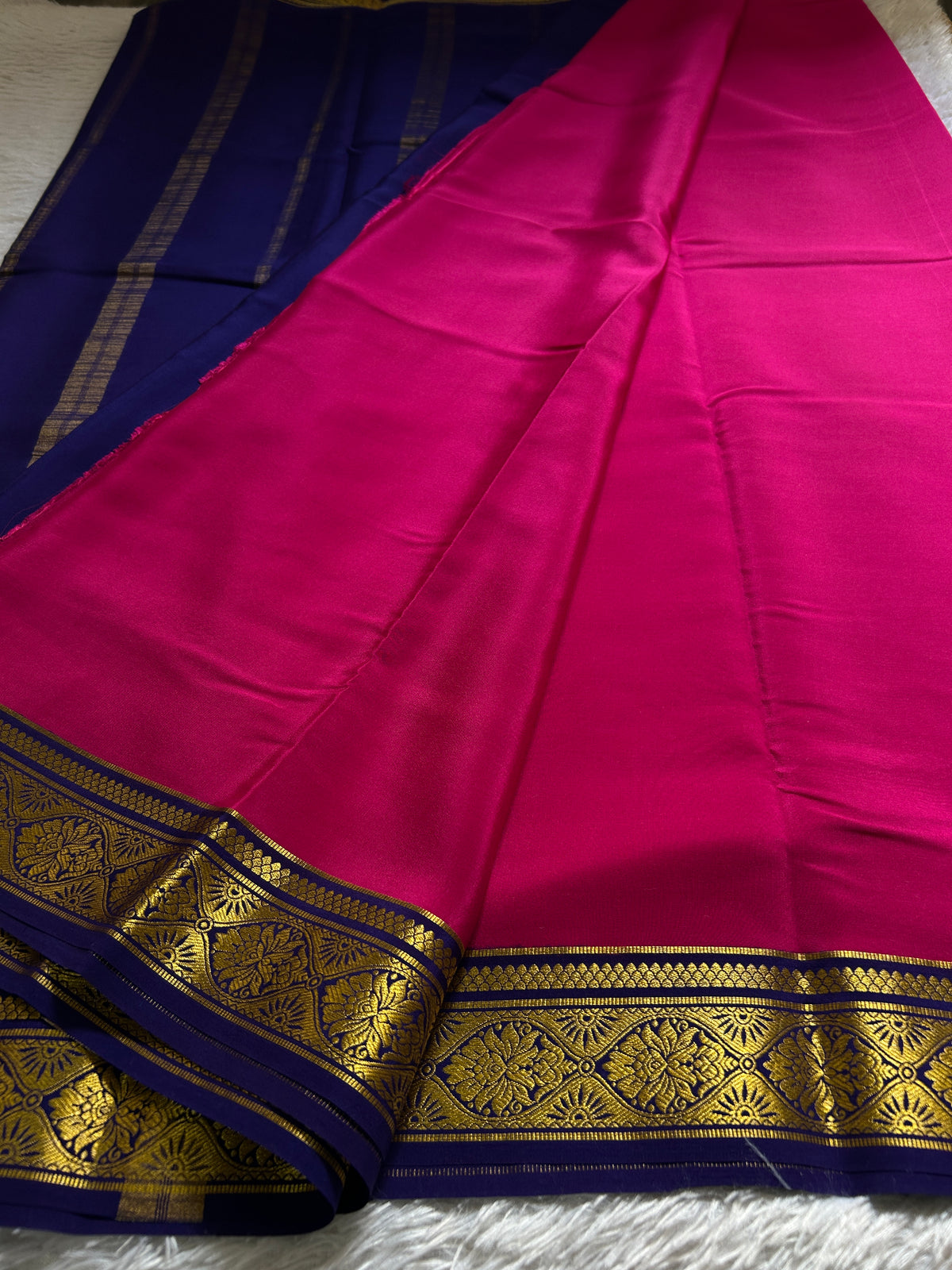 Sukanya (2D) : Rani pink-dark blue