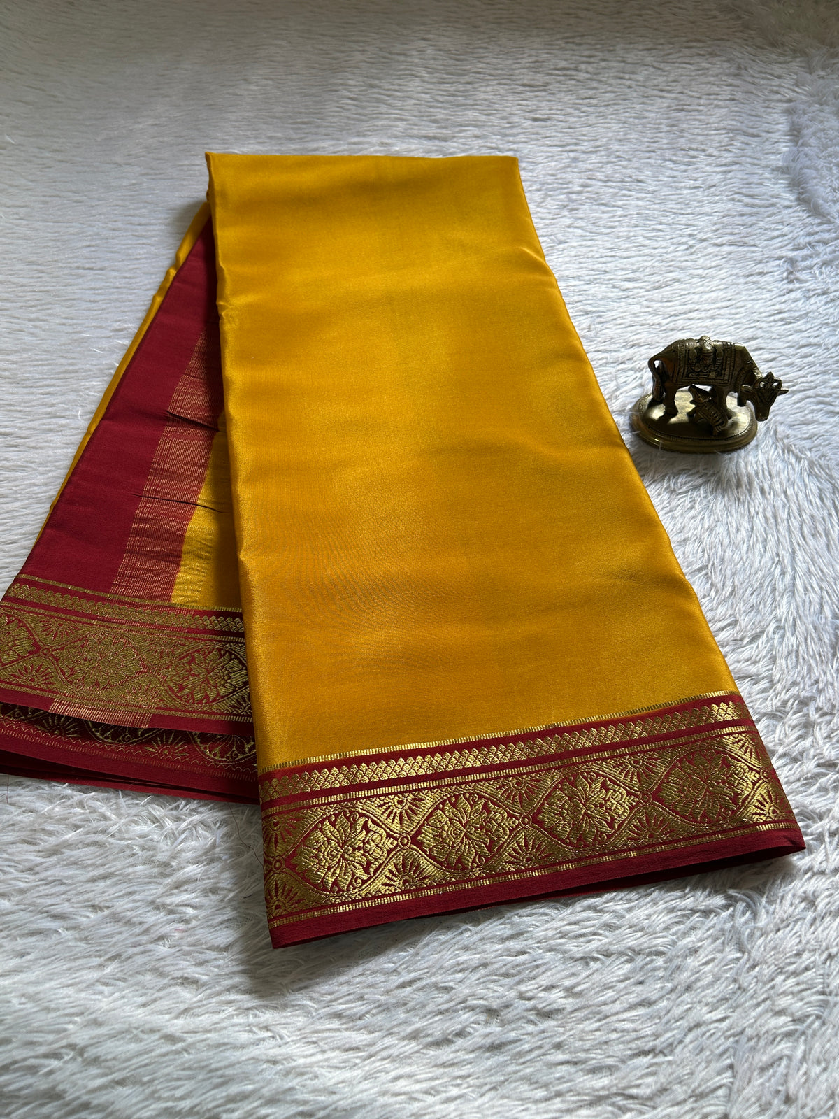 Sukanya (2D) : Golden Yellow-maroon