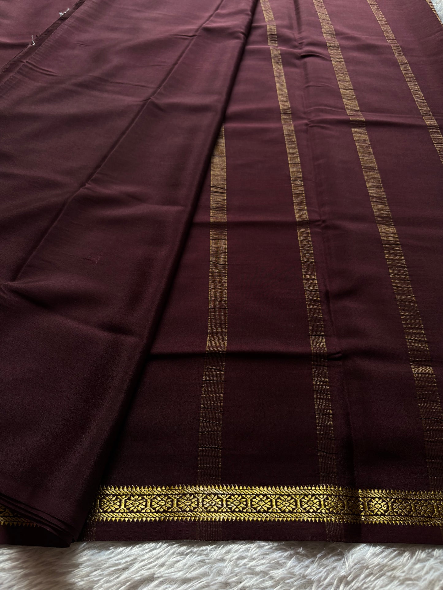 Rudrakshi : Solid Chocolate brown