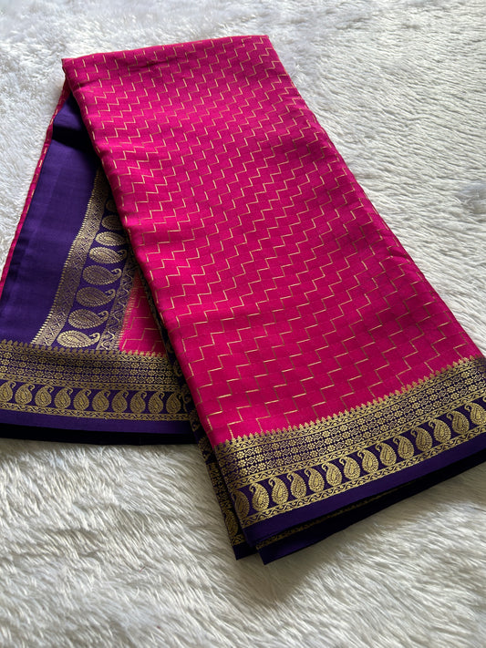 Mahima (2D) : Pink-navy blue