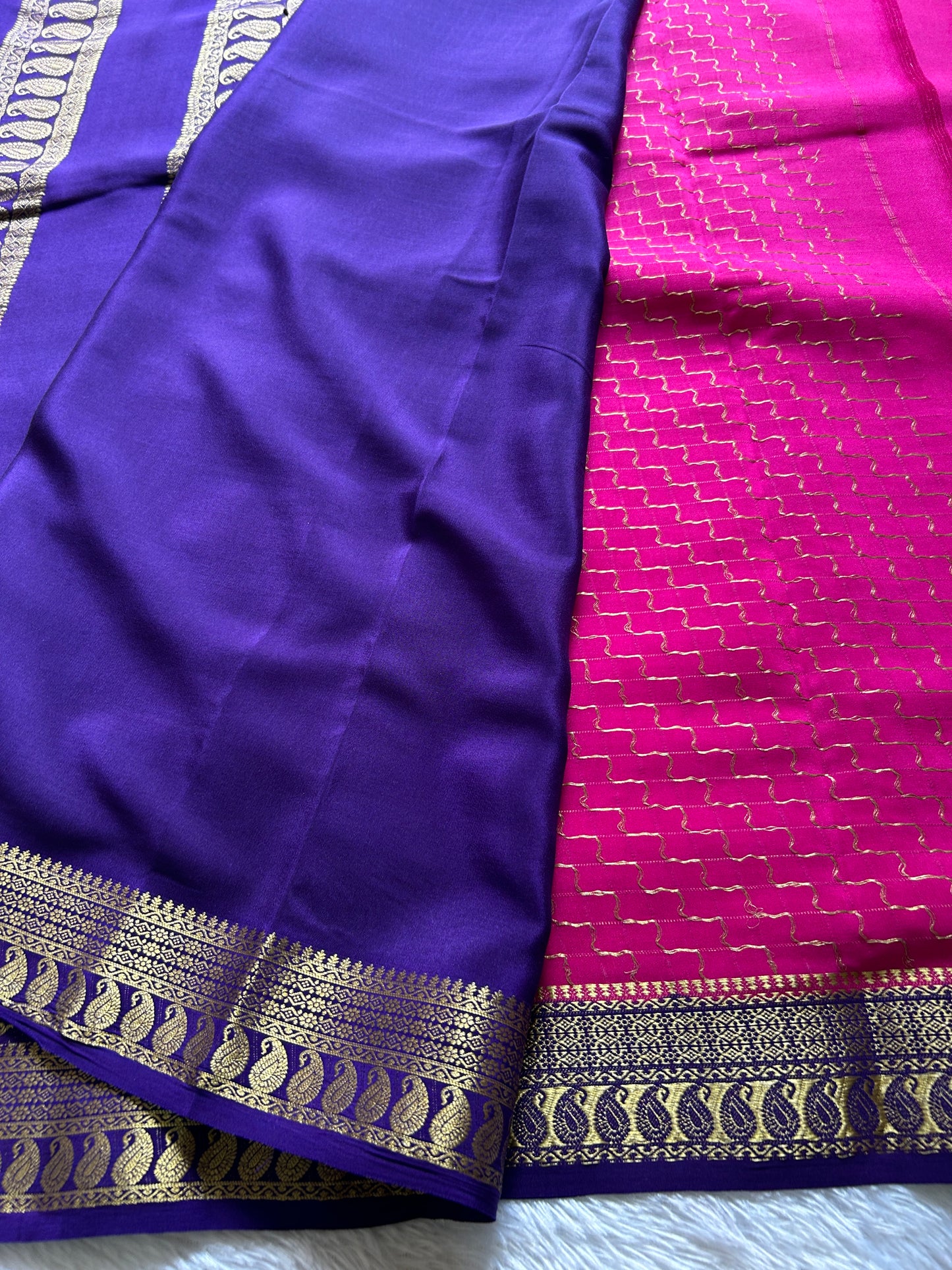 Mahima (2D) : Pink-navy blue