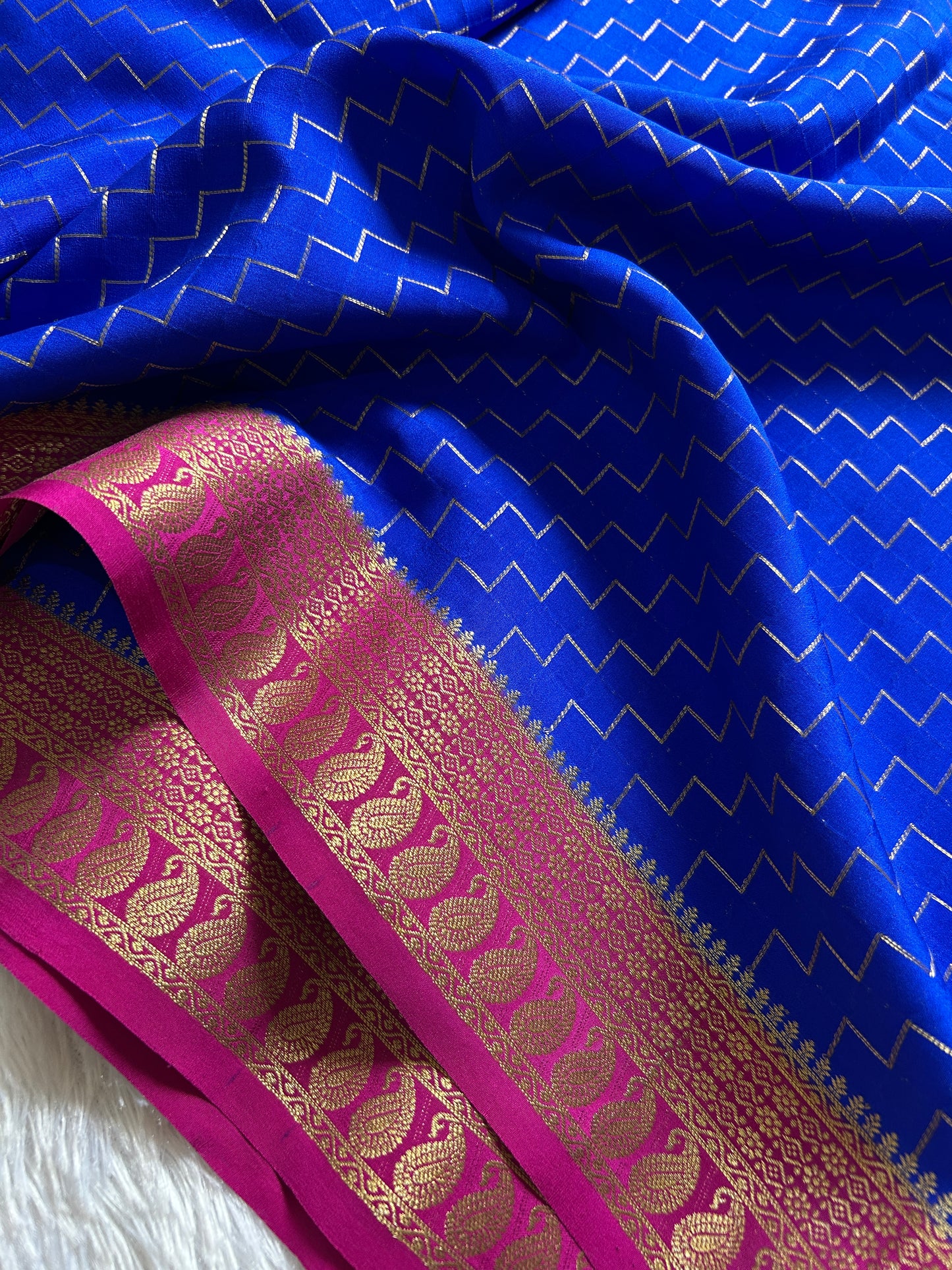 Mahima (2D) : Royal blue-pink