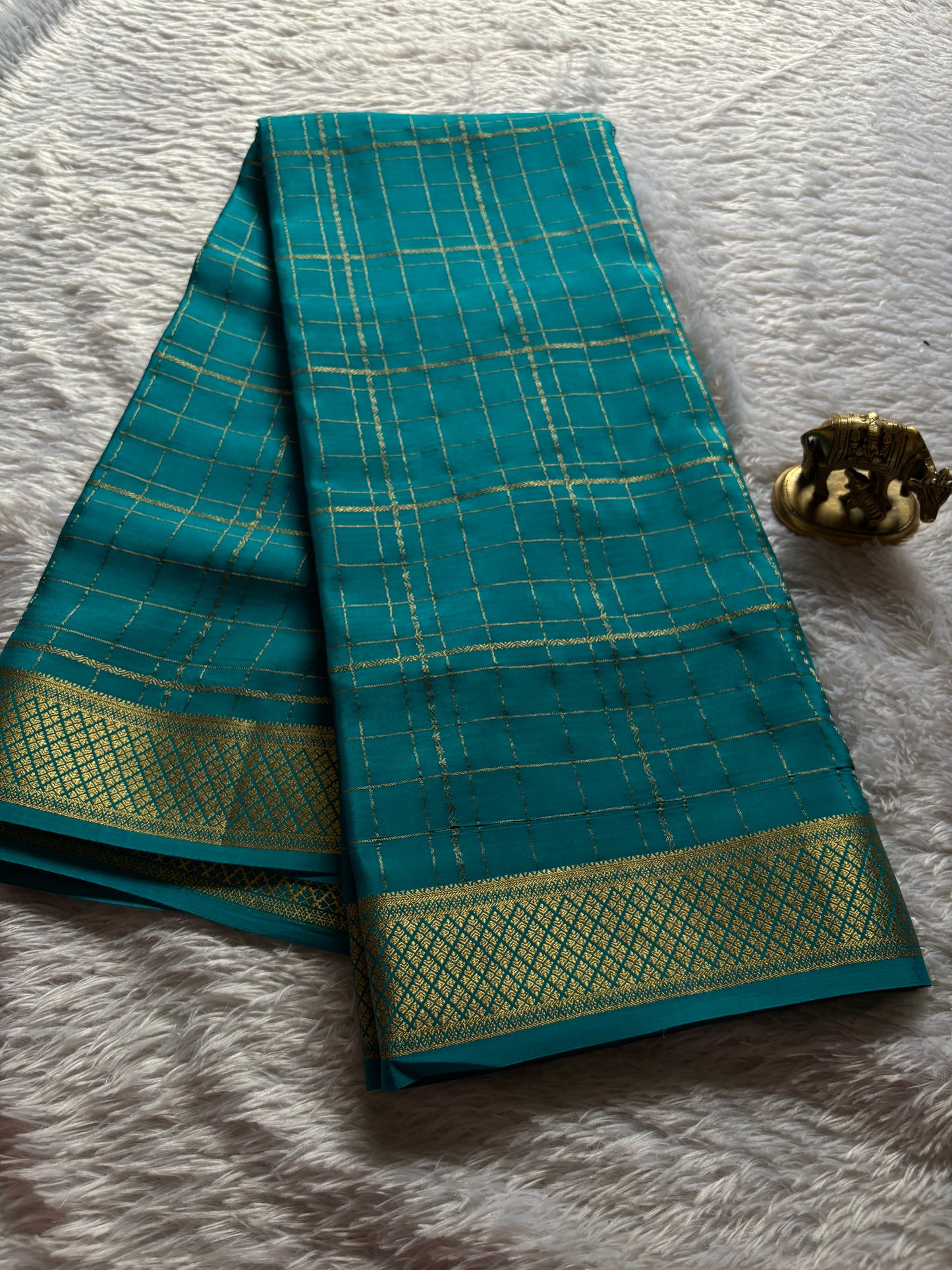 Sushma : Solid Ananda blue