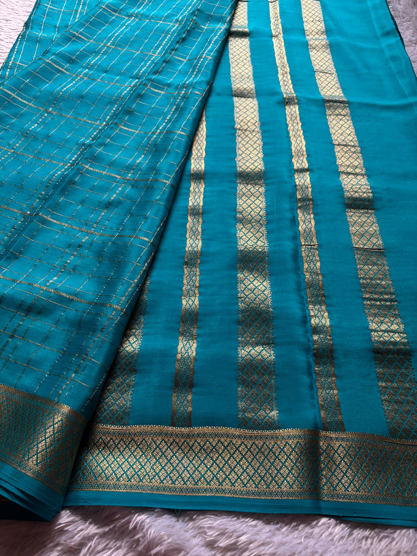 Sushma : Solid Ananda blue