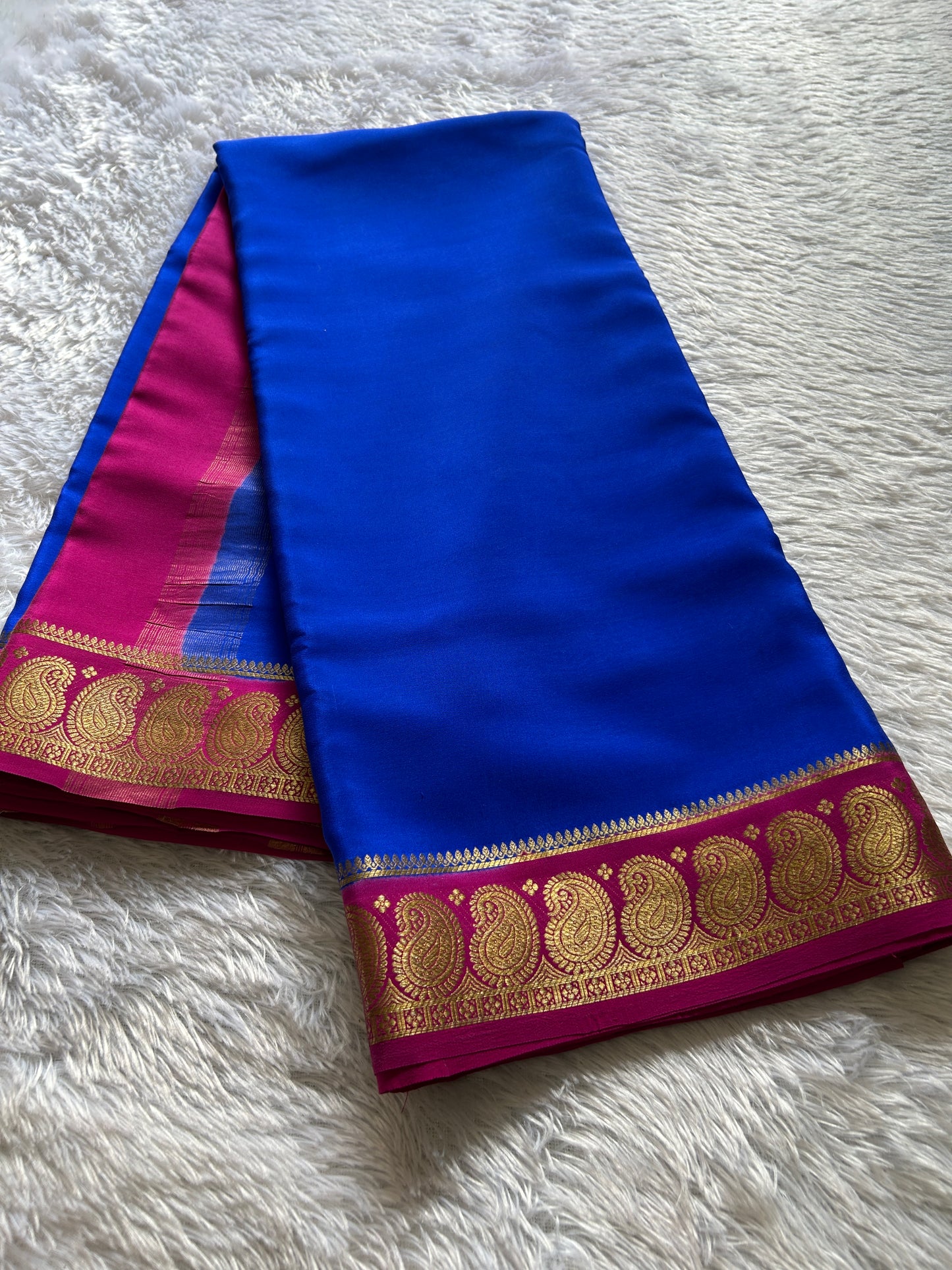 Malini (2D) : Royal blue-magenta