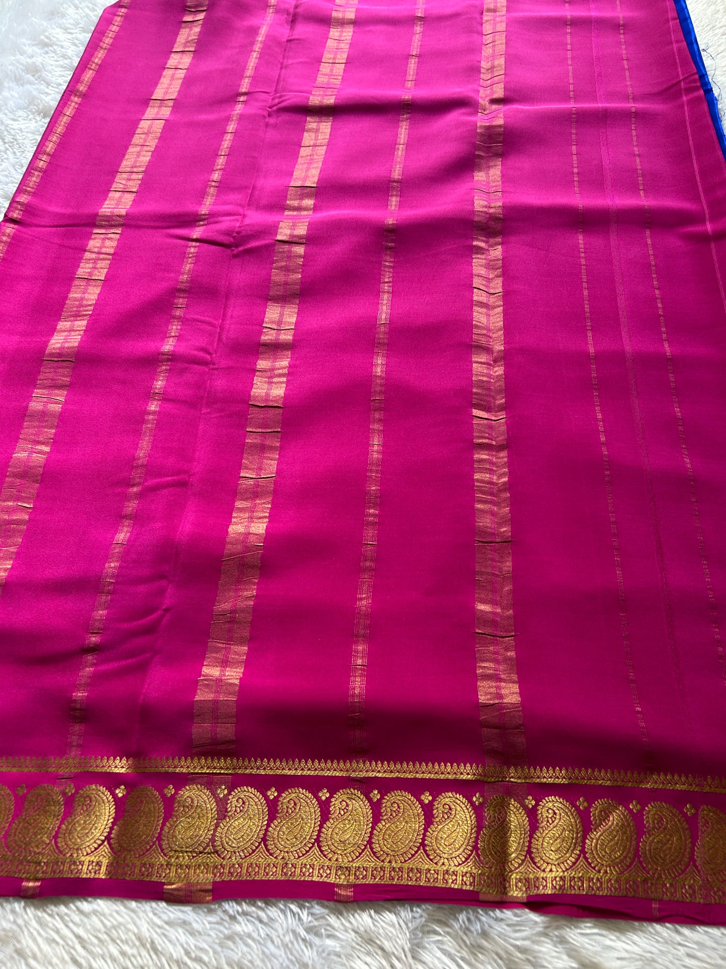 Malini (2D) : Royal blue-magenta