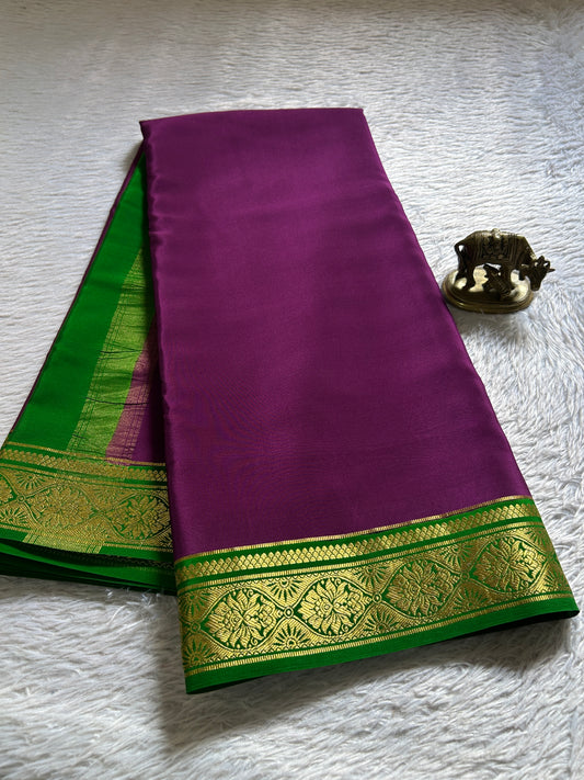 Sukanya (2D) : Deep magenta-Bottle green