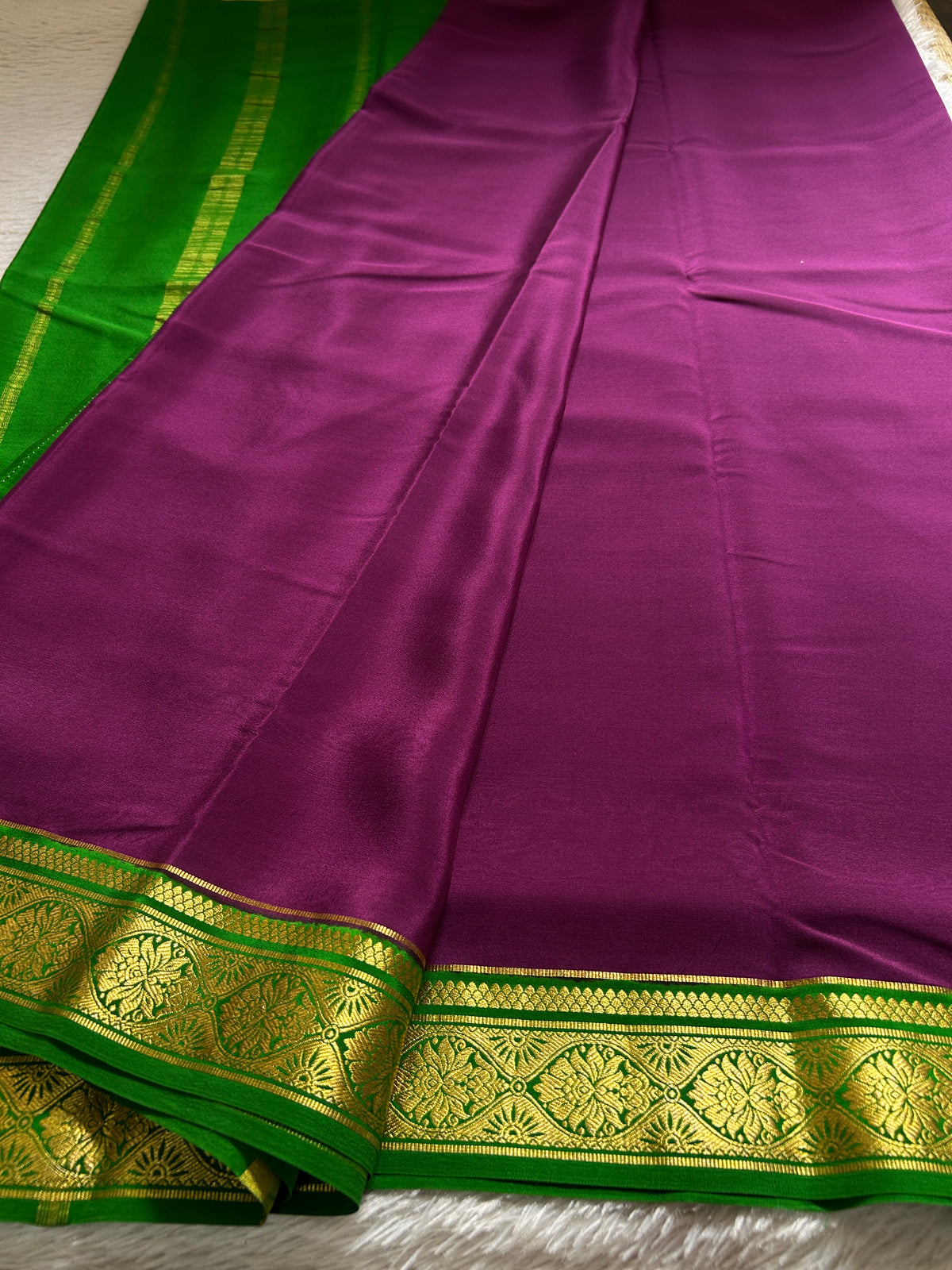Sukanya (2D) : Deep magenta-Bottle green