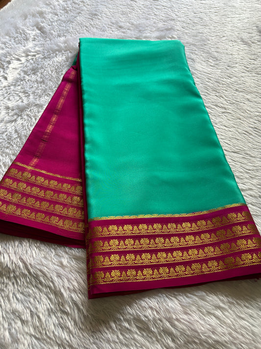 Chandana (2D) : Turquoise blue-magenta
