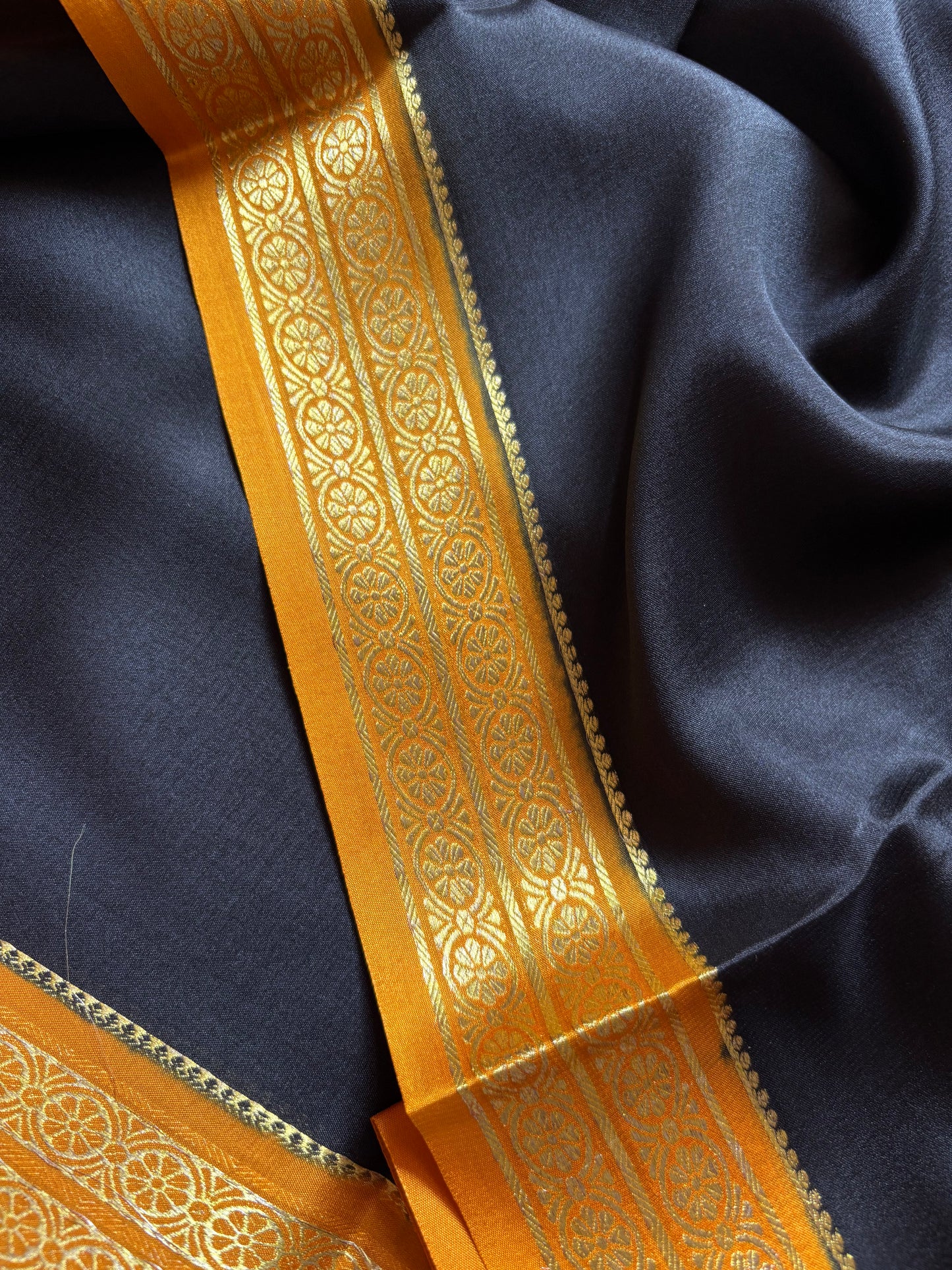 Pushpavathi (2D) : Black-golden yellow