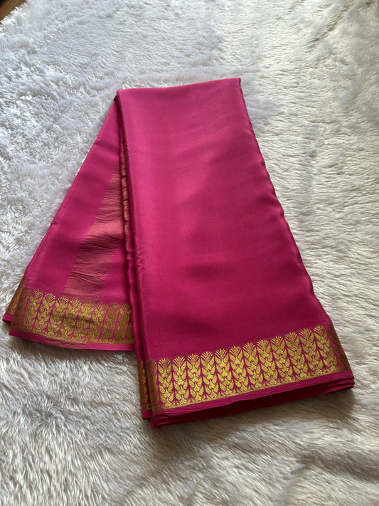 Vinutha : Solid hot pink