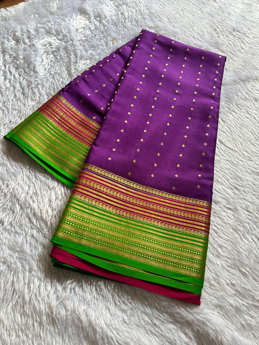 Manasa (3D) : Violet-pink-green